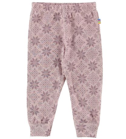 Joha Leggings - Wolle - Pink m. Sternen