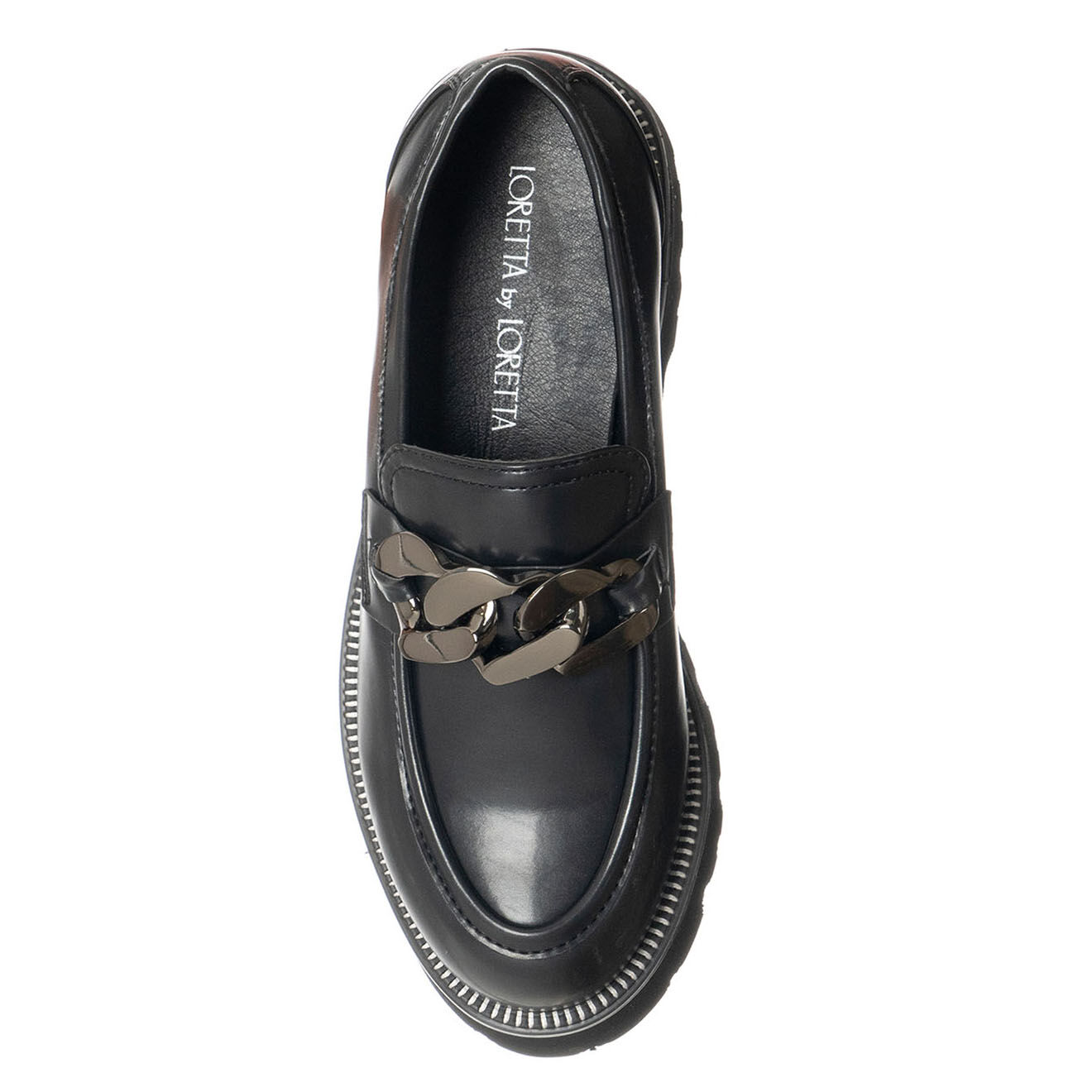 Loretta by Loretta Mocassins Abra noirs