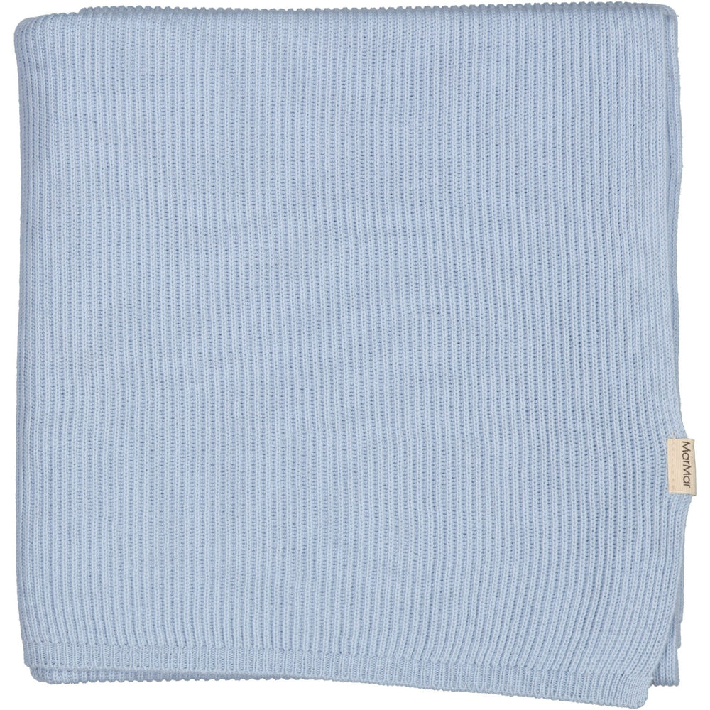 Køb MarMar New Born Cotton Knit Full Clear Sky Alia Babytæppe