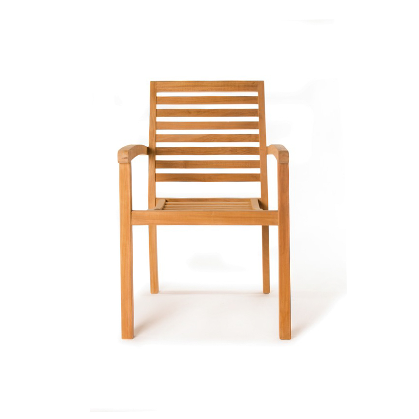 Stuhl 'Olofsson' aus Teakholz, stapelbar, L 60 cm, B 53 cm, H 90 cm günstig bestellen