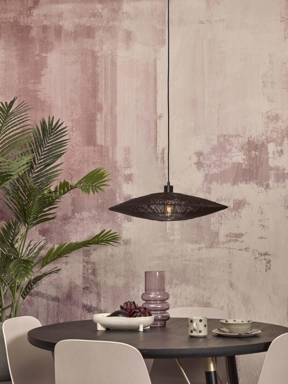 Good&Mojo Iguazu hanglamp Ø55 schijf large naturel
