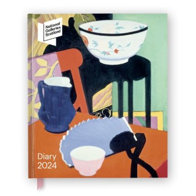 National Galleries Scotland 2024 Desk Diary - Week to View, Illustrated on every page (Diary)