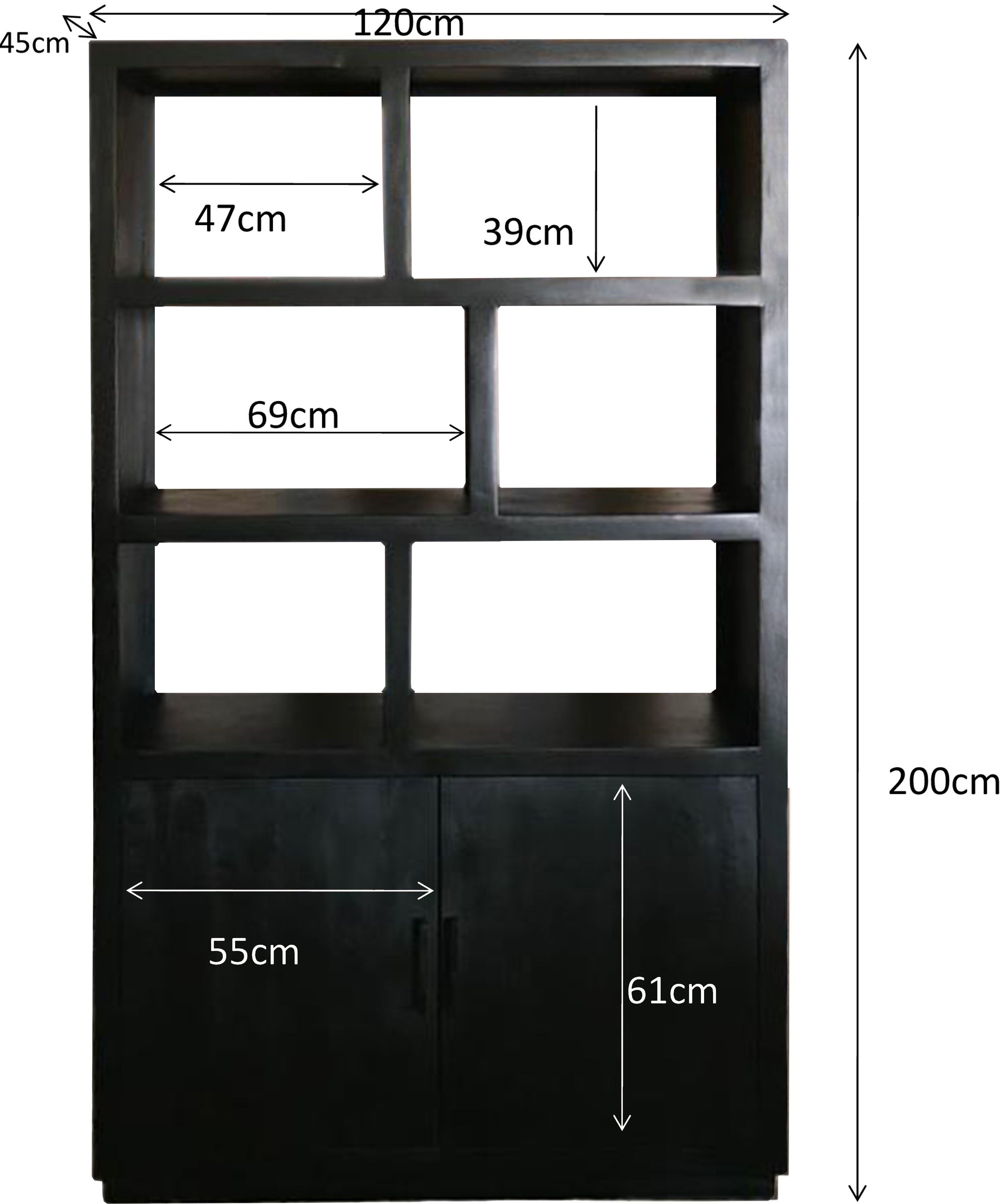 Bergkast Jaxx B120 x D45 x H200 cm