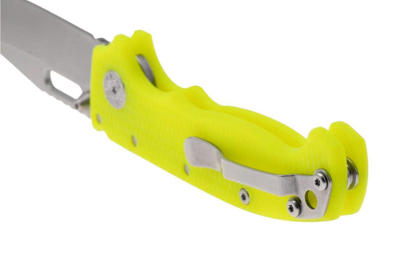 Demko Knives MG AD20S Shark-Lock, MagnaCut Clip Point MGAD20S-MAG-DG-G10 Day Glow G10, zakmes