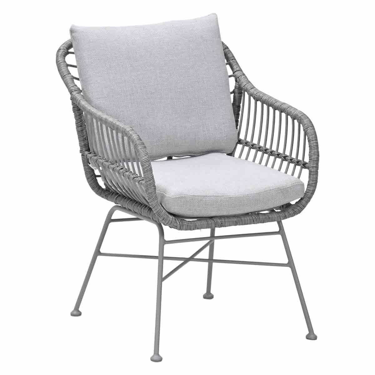 Garden Impressions Lucas grey sand dining tuinstoel