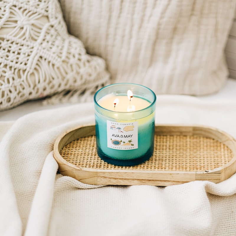Bougie parfumée - Grande Canarie - Tubéreuse & musc - 180 g