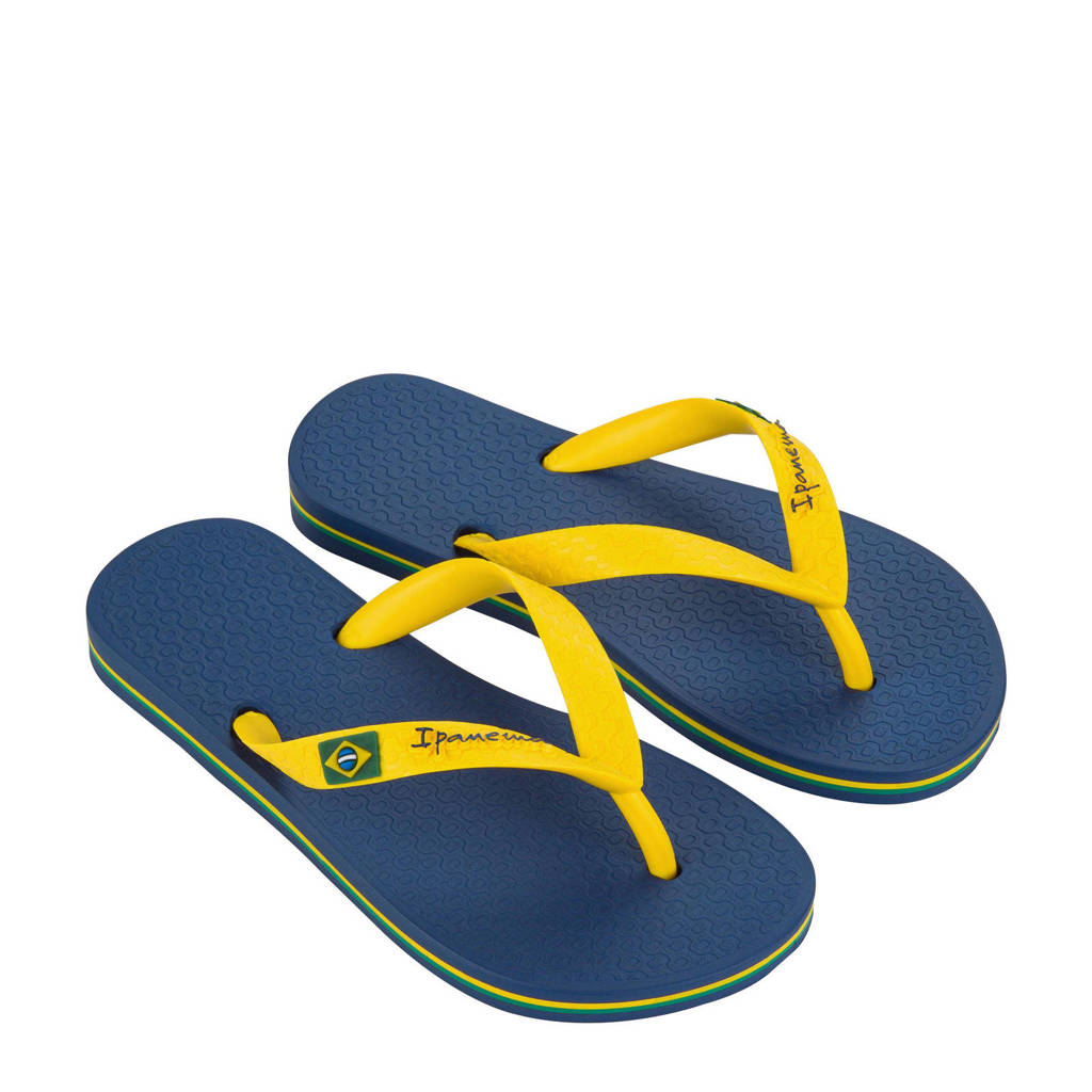 Ipanema Classic Brasil teenslippers geel/blauw