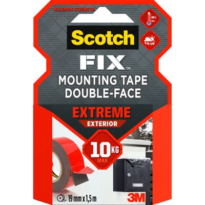 Scotch - Ruban de fixation extra fort - 19 mm x 1,5 m