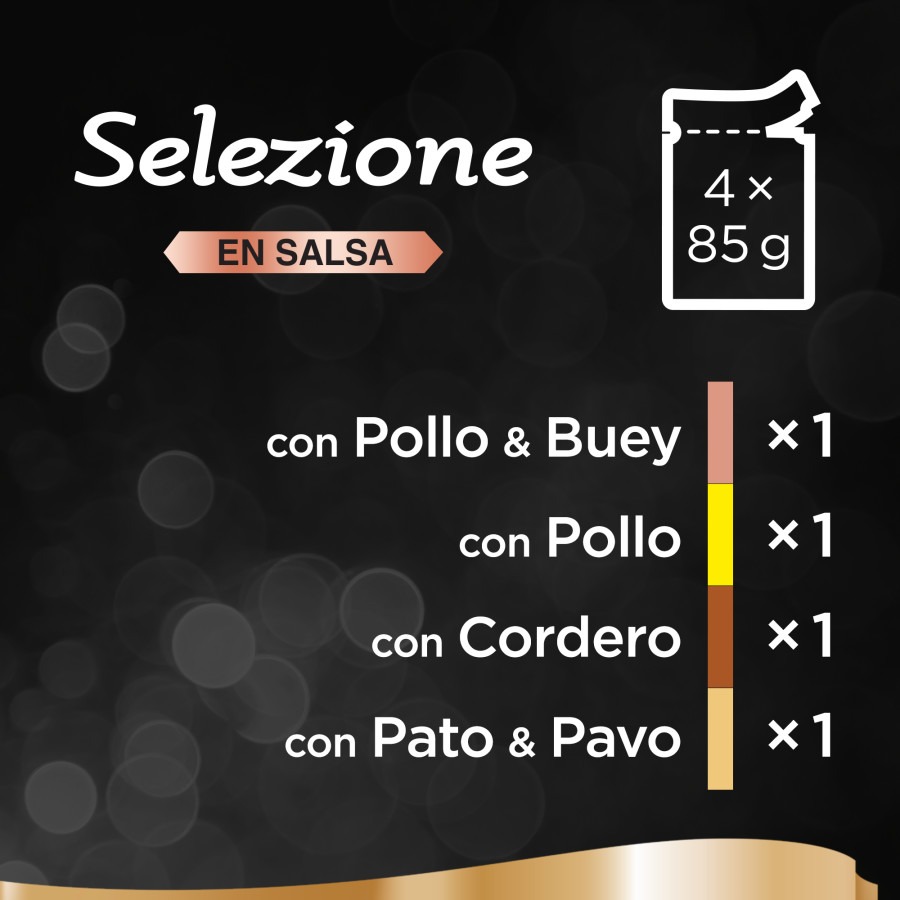 Molho Sheba Selezione Carnes em sachê para gatos - Pacote múltiplo