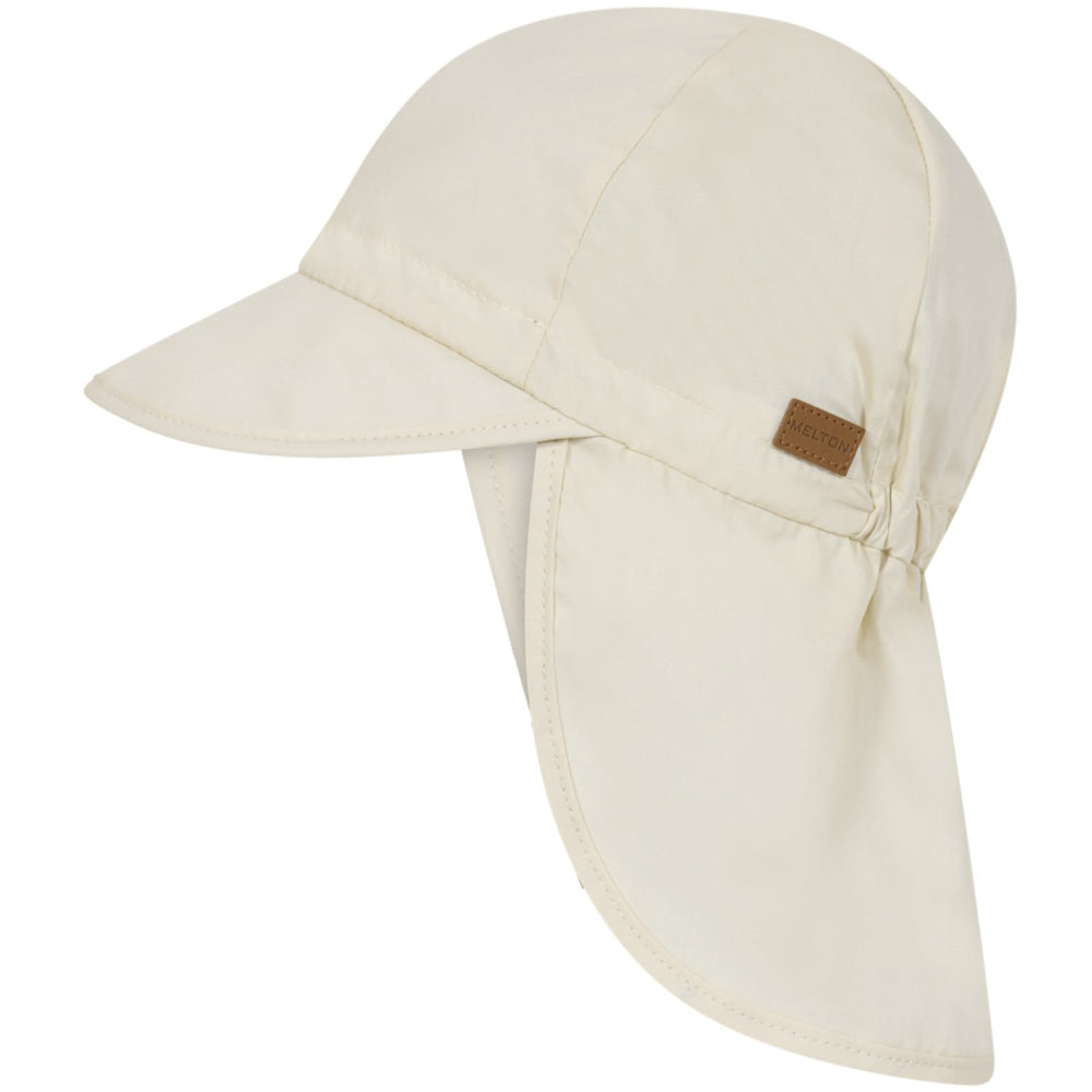 Køb MELTON Buttercream Poplin kasket - nakkeskygge