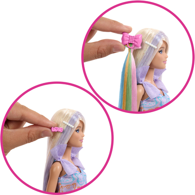 Barbie Hair Play Dukke Blondine