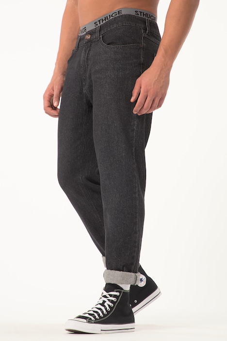 STHUGE Dad-Jeans, 5-Pocket, Tapered Loose Fit, bis Gr. 70