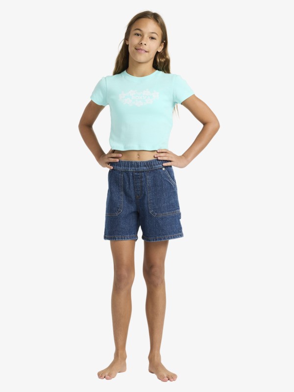 Baby One More Time T-shirt court Bleu Fille 4-16