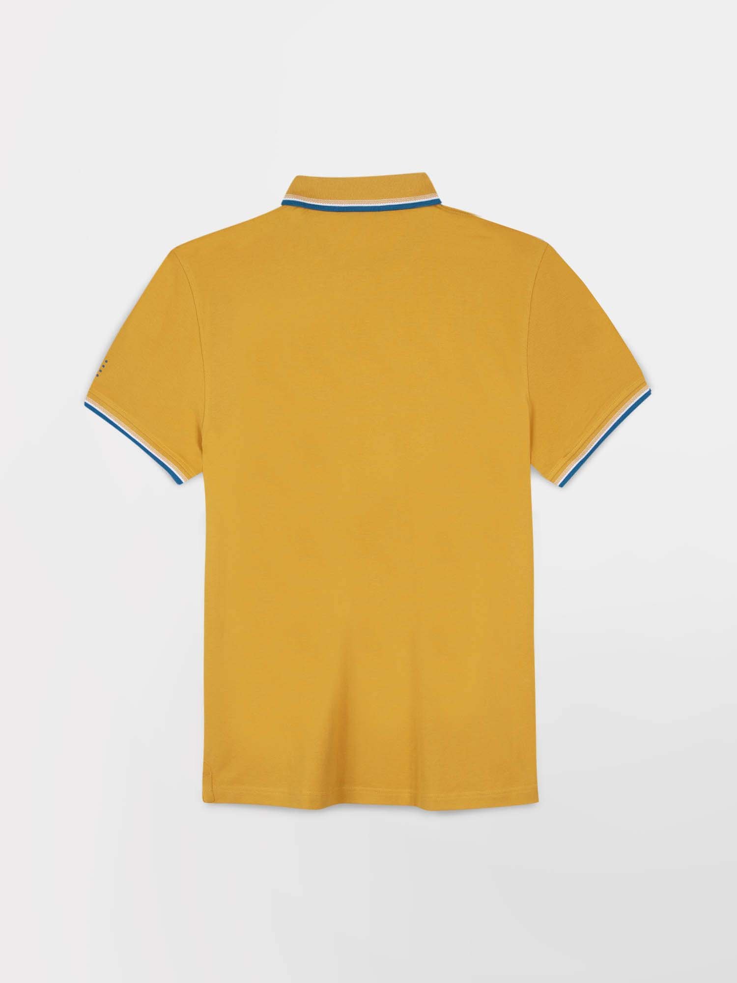 Polo Homme Manches Courtes Coton Biologique Jaune