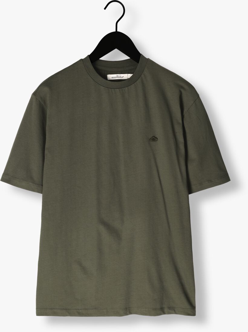 THE GOODPEOPLE donkergroene the goodpeople t-shirt tom