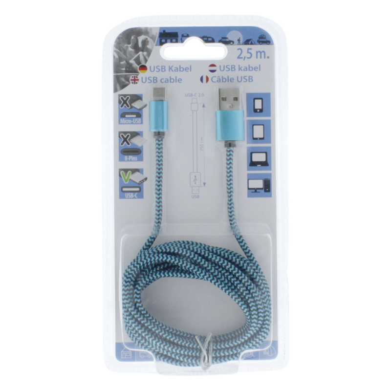 USB Datakabel 2,5M