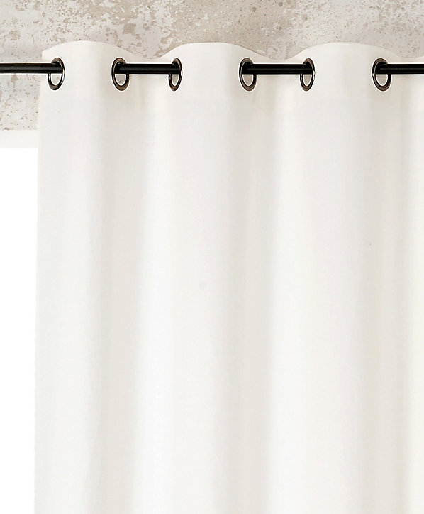 Rideau en lin Linder L.135 x H.260 cm beige ecru