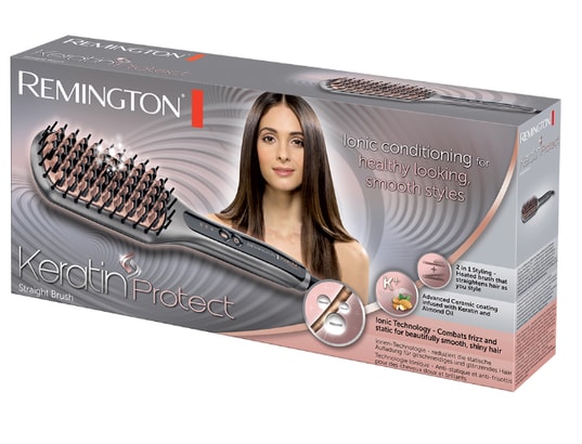 REMINGTON - Brosse chauffante Brosse Lissante Keratin Protect BC7480