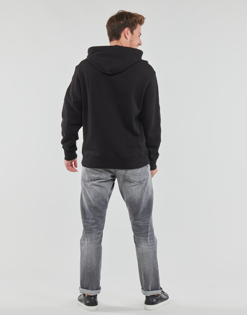 Calvin Klein Jeans - STACKED LOGO HOODIE - Noir