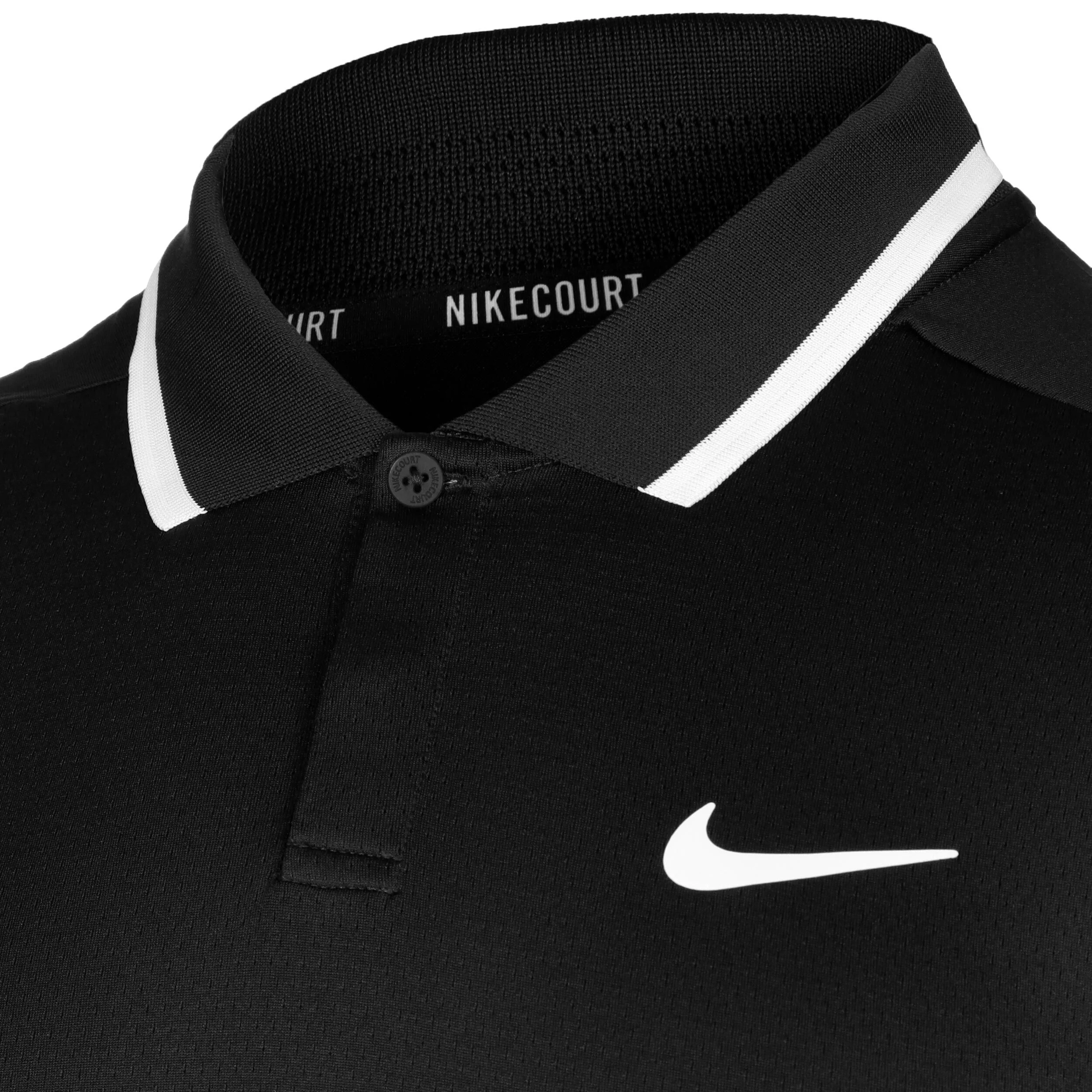Nike Court Dri-Fit Advantage Polo Hommes - Noir , Blanc