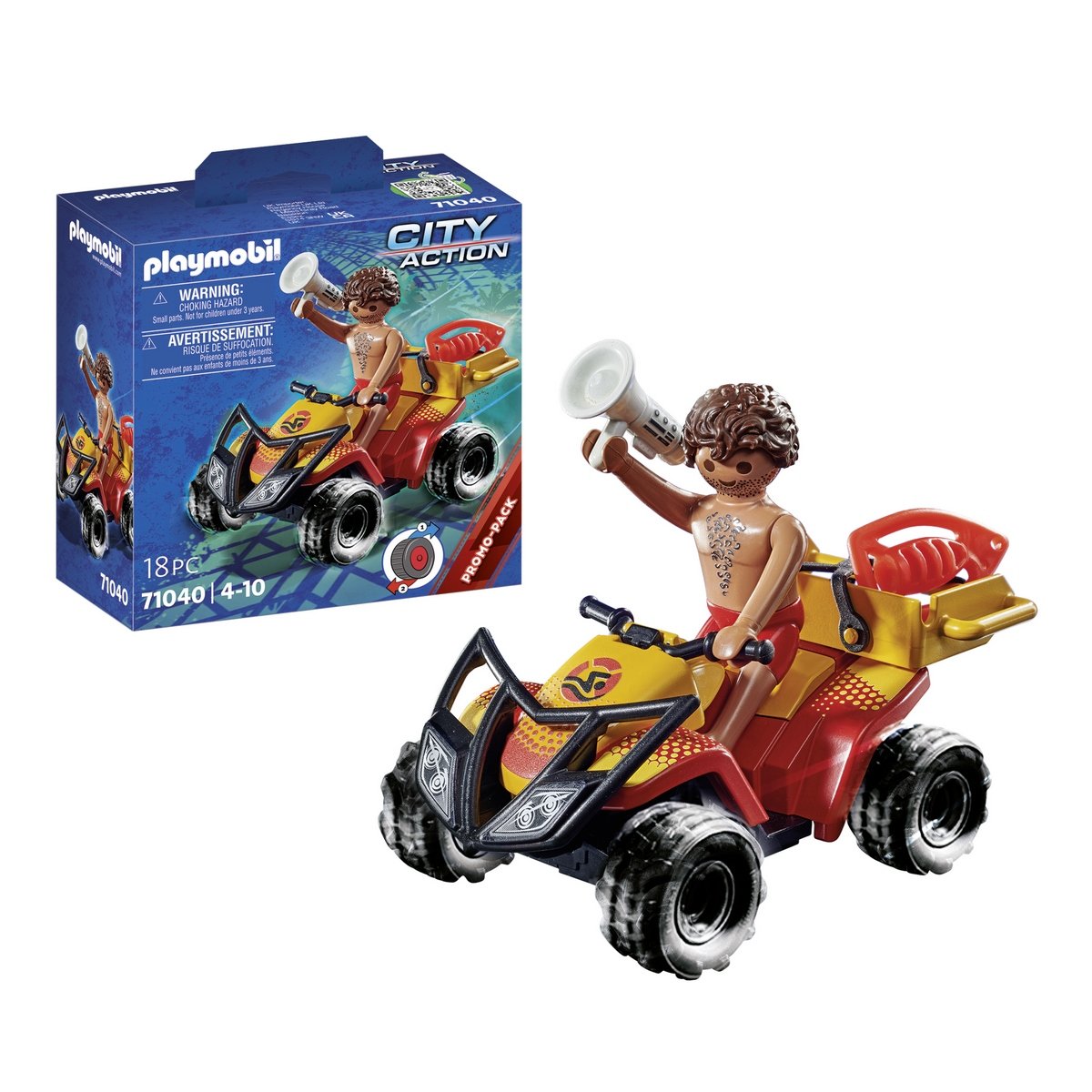 Sauveteur en mer et quad Playmobil City Action 71040
