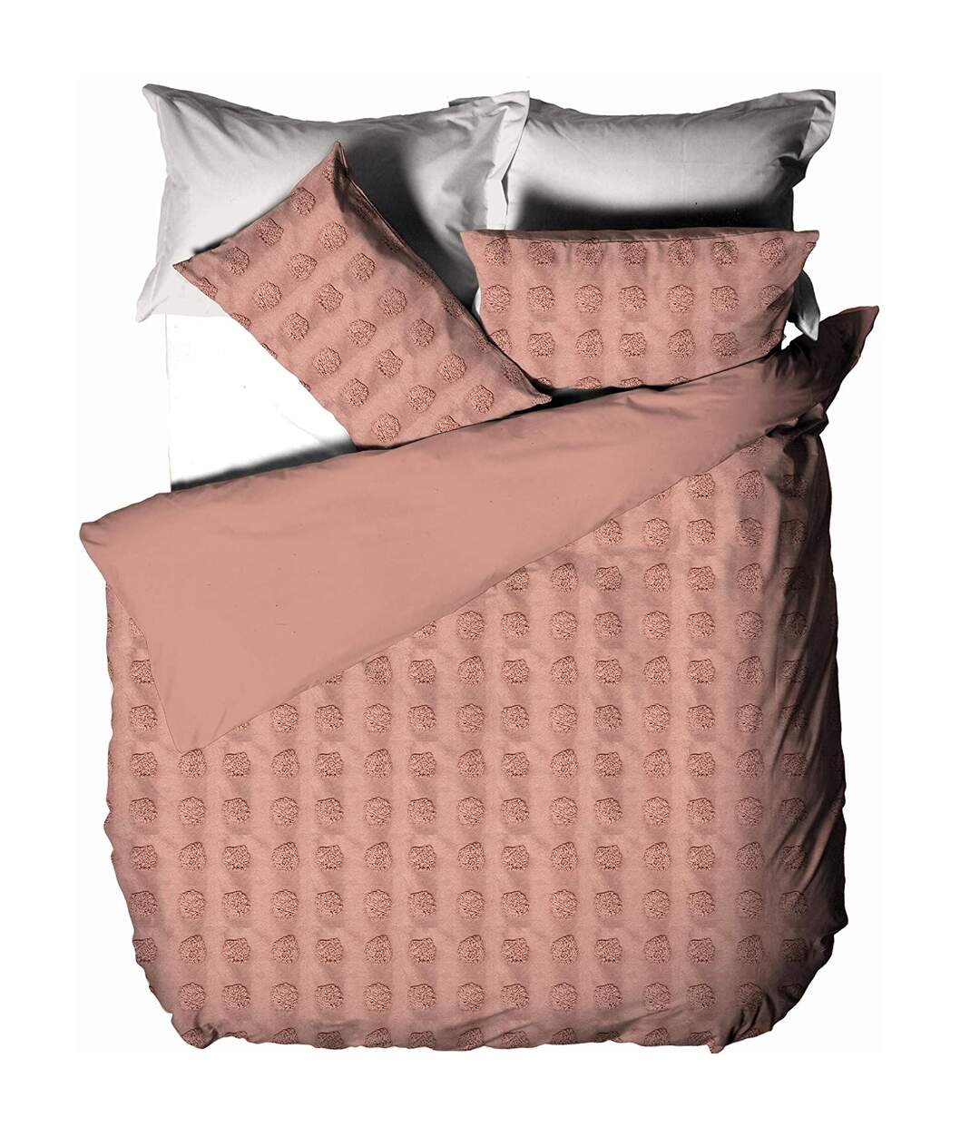 Linen House - Parure de lit HAZE (Beige clair) - UTRV1305