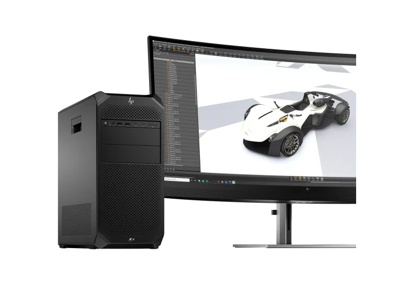 HP Workstation Z4 G5 - Tower 4U - 1 W3-2535 - RAM 64 GB - SSD - NVMe - Gigabit Ethernet - skærm: ingen - sort