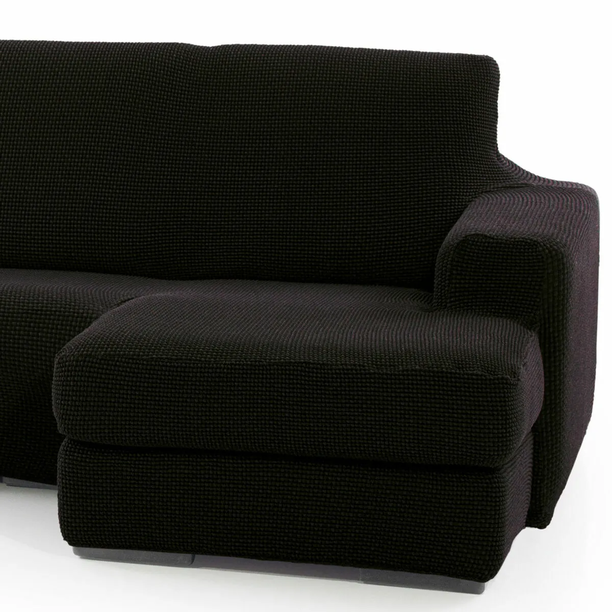 Chaise longue Sofaskins NIAGARA Noir 210-340 cm