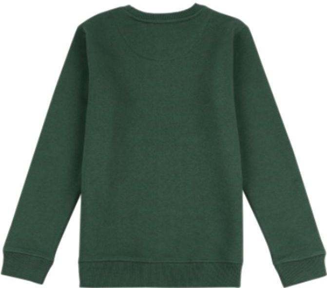 Lyle And Scott Classic Bb Crew Neck Fleece Casual Sweater Jongens Donkergroen 140
