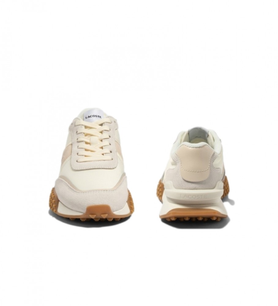 Tênis Lacoste L-Spin Deluxe em couro bege