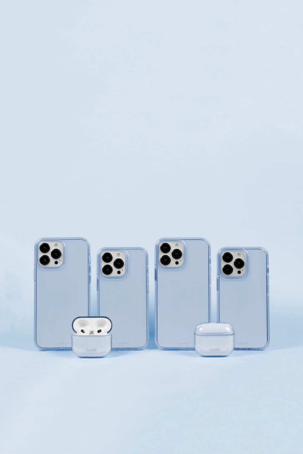 Holdit  Seethru cover, Mineral Blue - AirPods 3