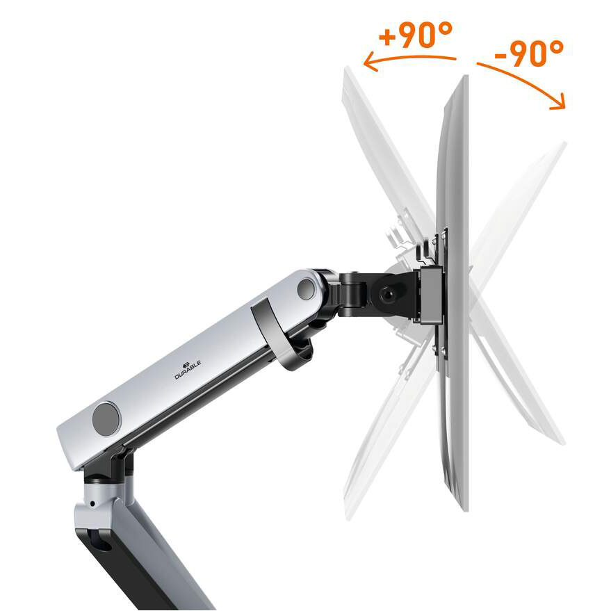 Durable Support de moniteur Select Plus pour 2 écrans avec double système de fixation