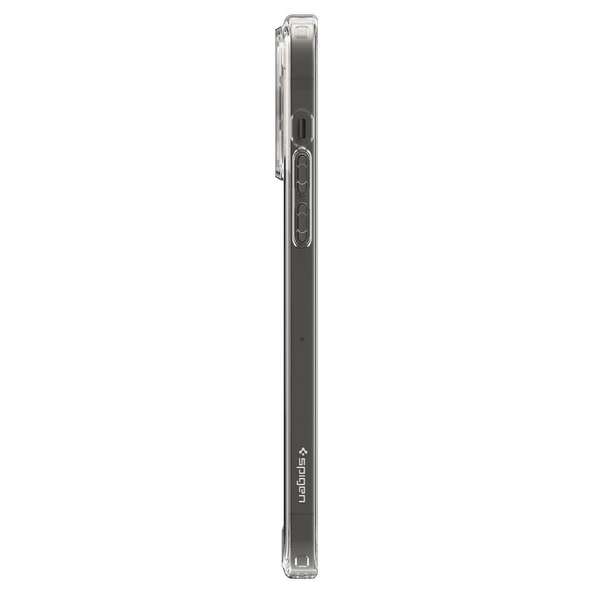 iPhone 14 Pro MagSafe Ultra Hybrid MagFit Case Hülle (ACS04970) - Transparent / Grau