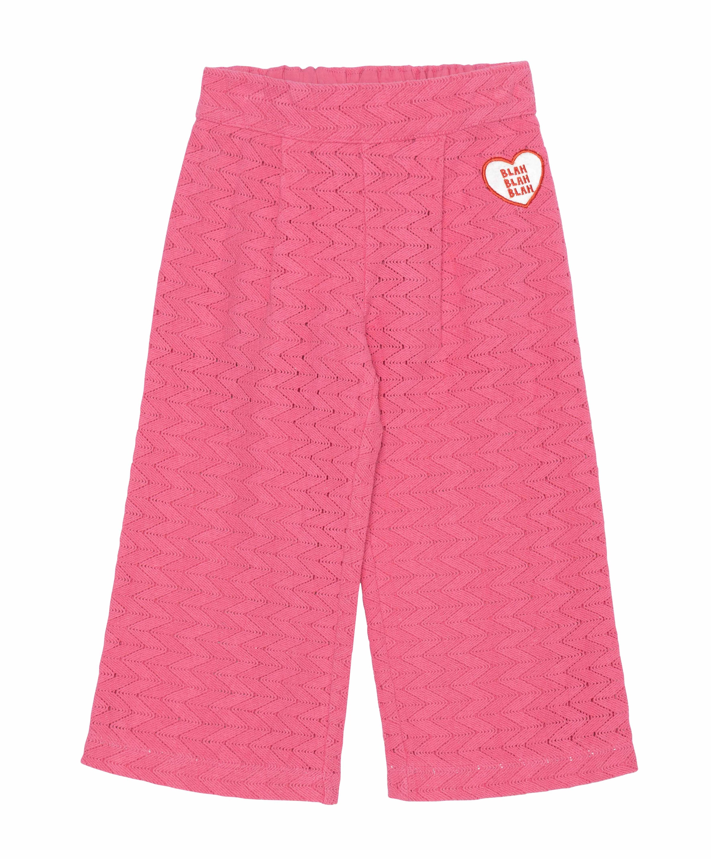 Mini Rodini Lace patch meisjes broek roze