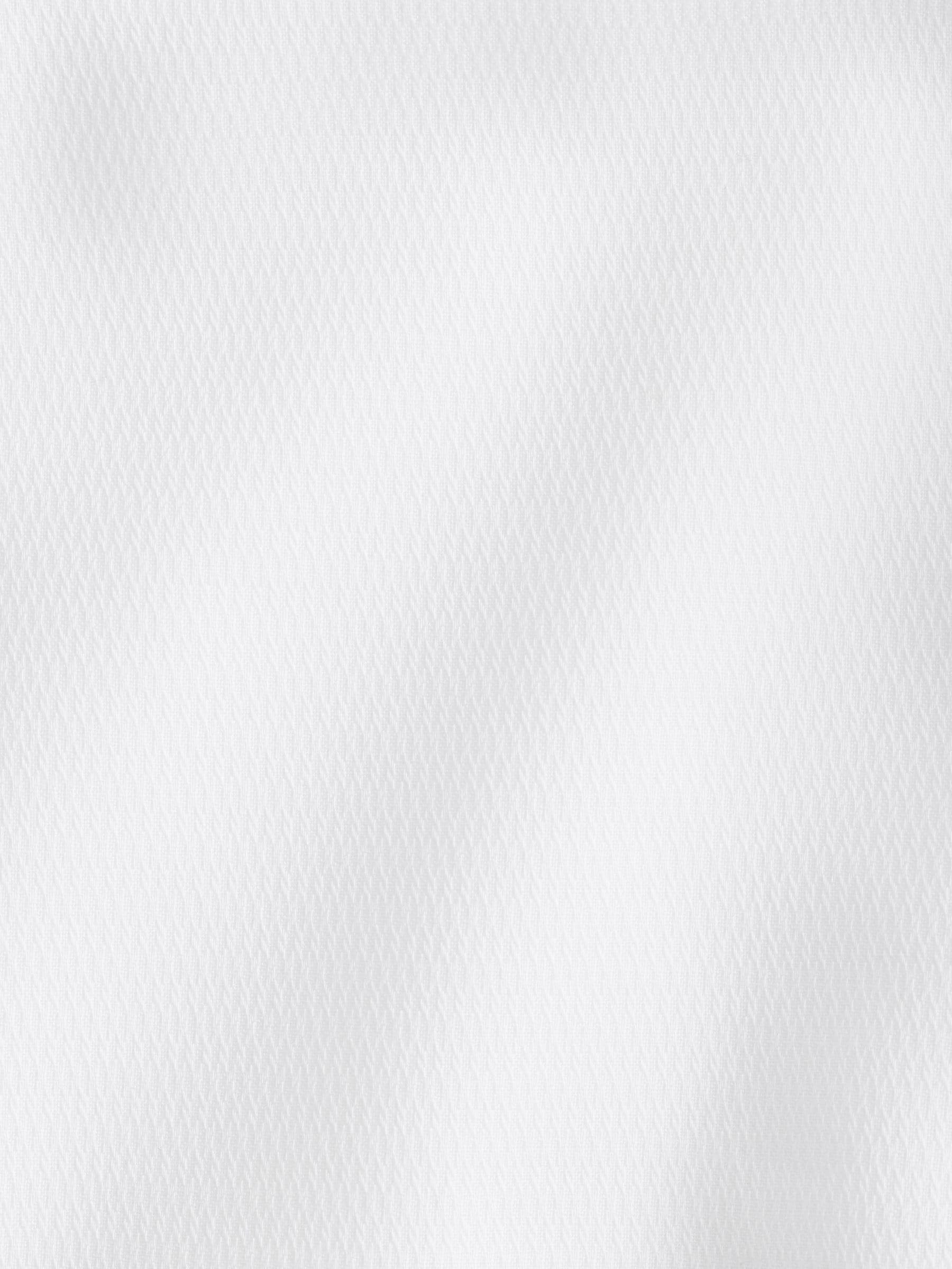 Wit - Slim Fit - Textured Double Cuff Long Sleeve Shirt With Wing Collar And Bow Tie Pack