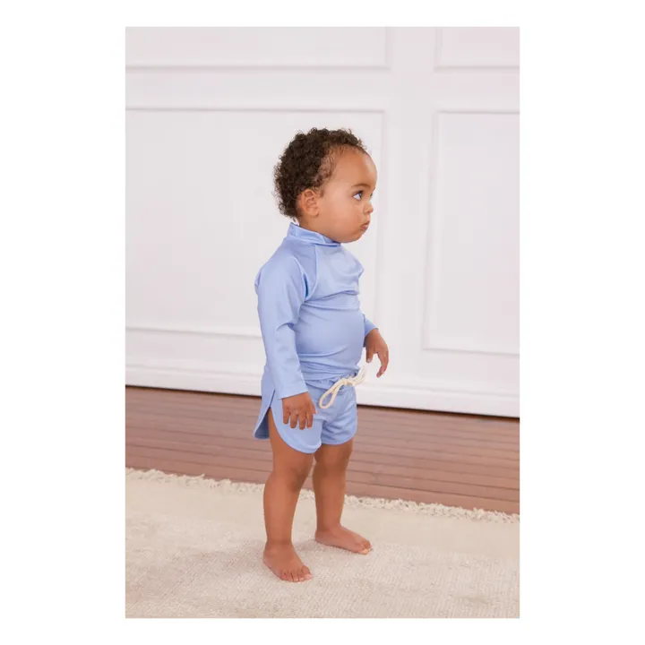 Ina Swim T-Shirt Anti-UV Matière Recyclée Nella  | Bleu ciel