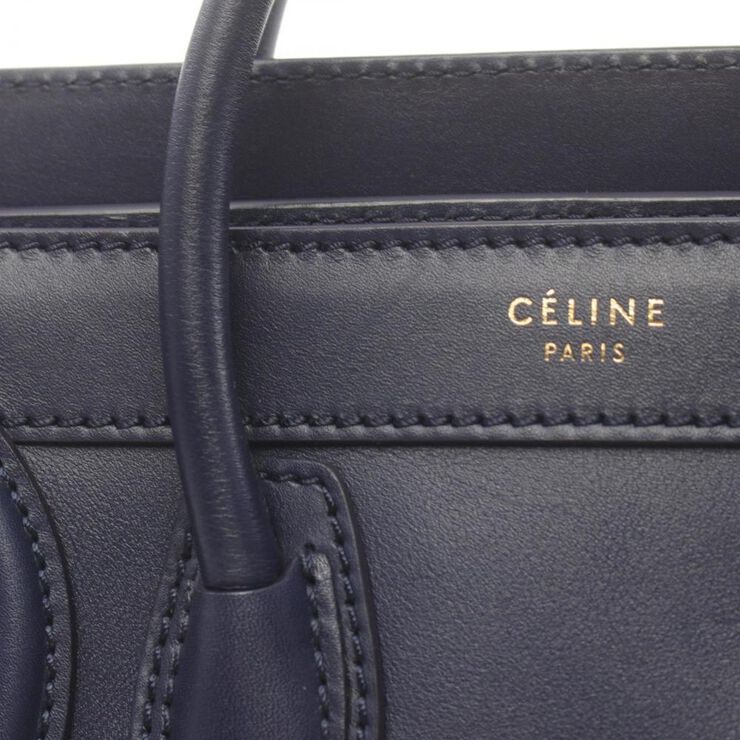 Celine Vintage Celine Luggage Navy
