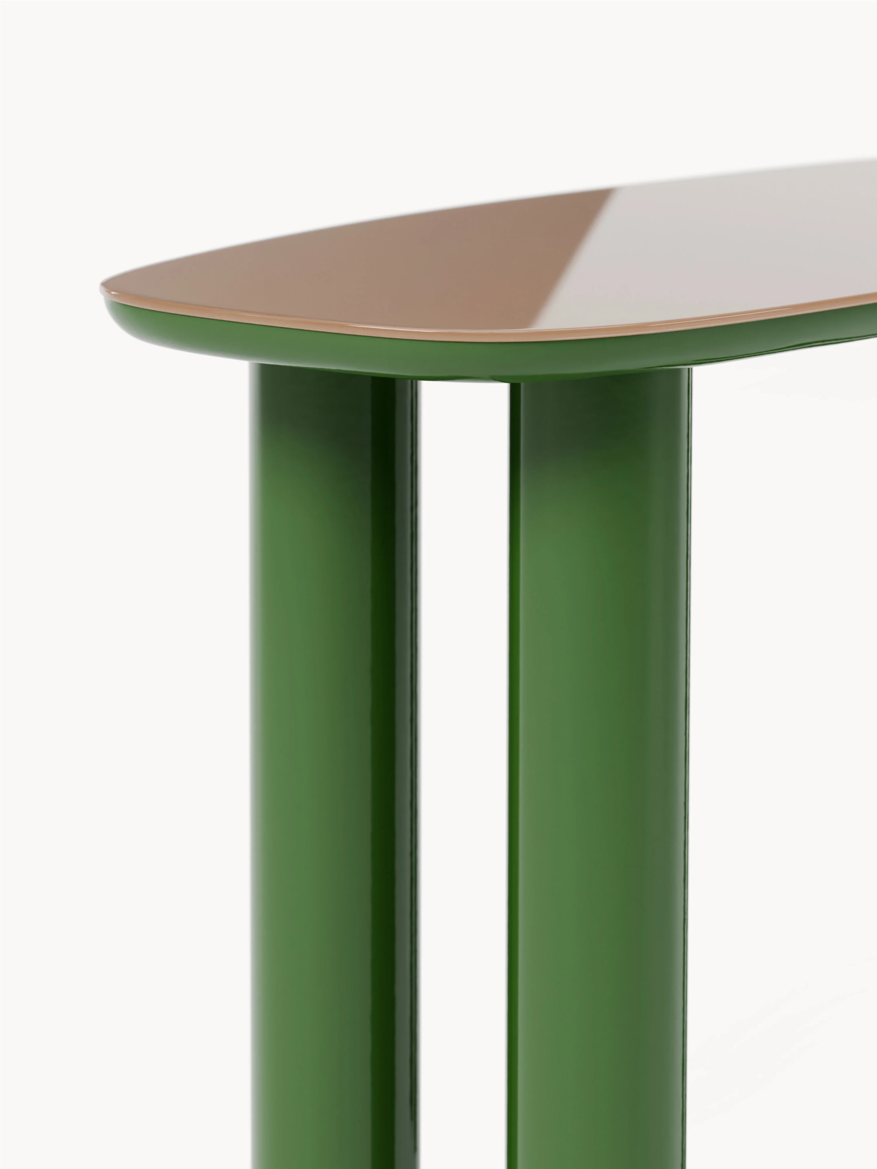 Wandtafel Beni met glazen tafelblad 3