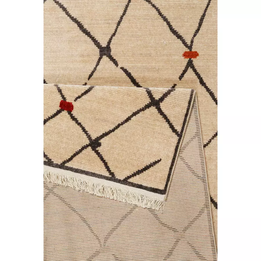 Wecon home Kurzflorteppich Marché Bonsecours beige