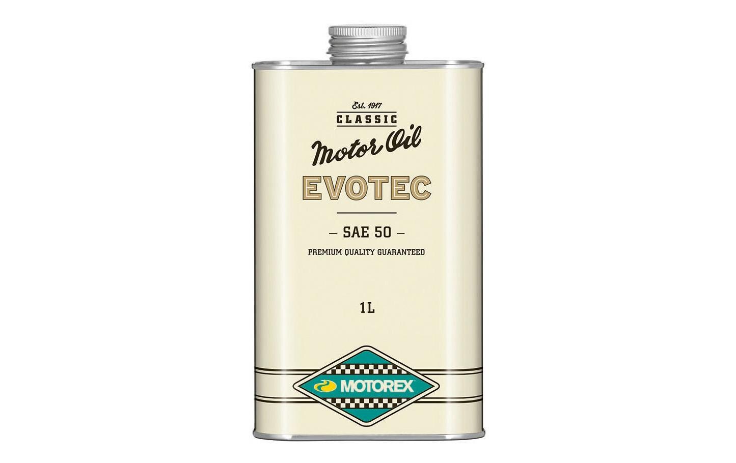 Motorenöl 4-Takt EVOTEC SAE 50, 1 l4-Takt-Motorenöl für klassische Fahrzeuge, 1 Liter