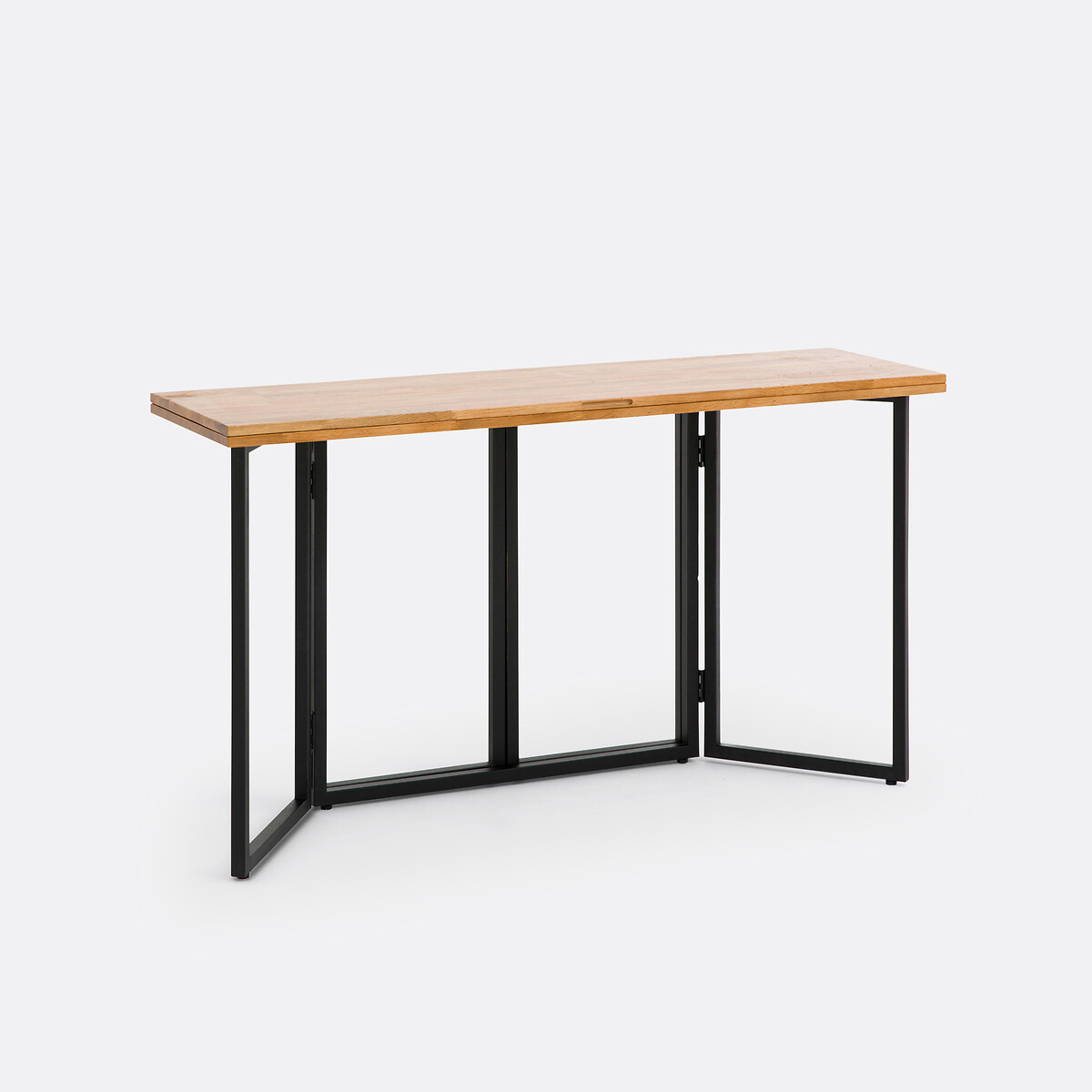LA REDOUTE INTERIEURS<br>Mesa de consola dobrável para 4 pessoas em carvalho, Hiba