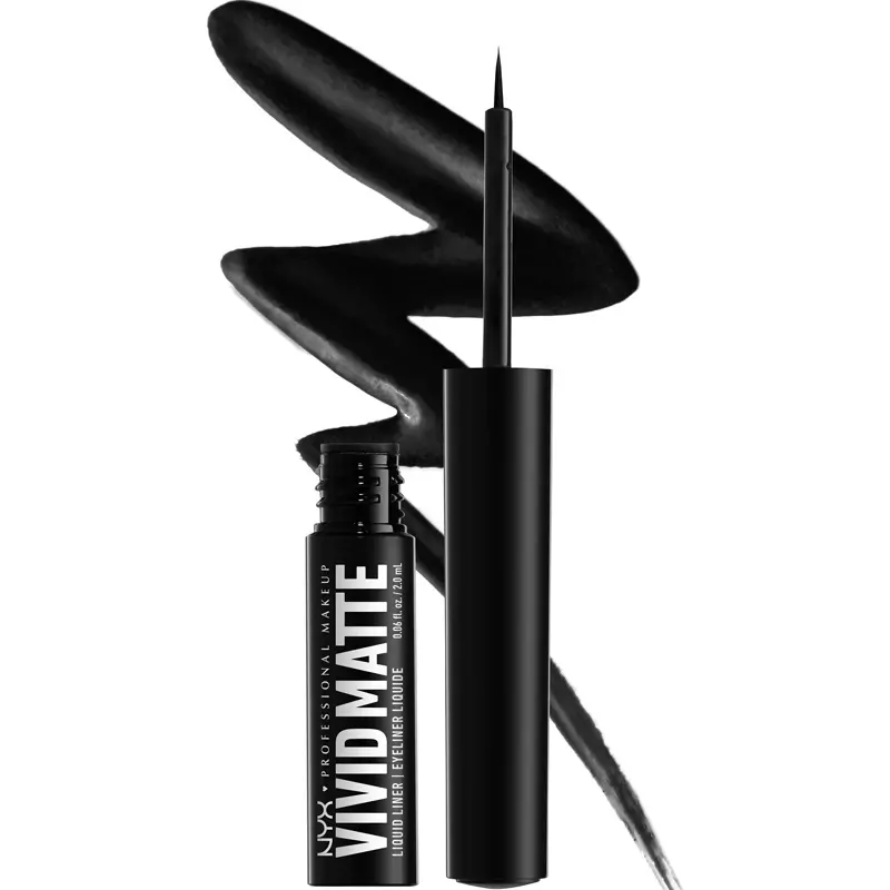 NYX Prof. Makeup Vivid Matte Liquid Eyeliner 2 ml - 01 Black
