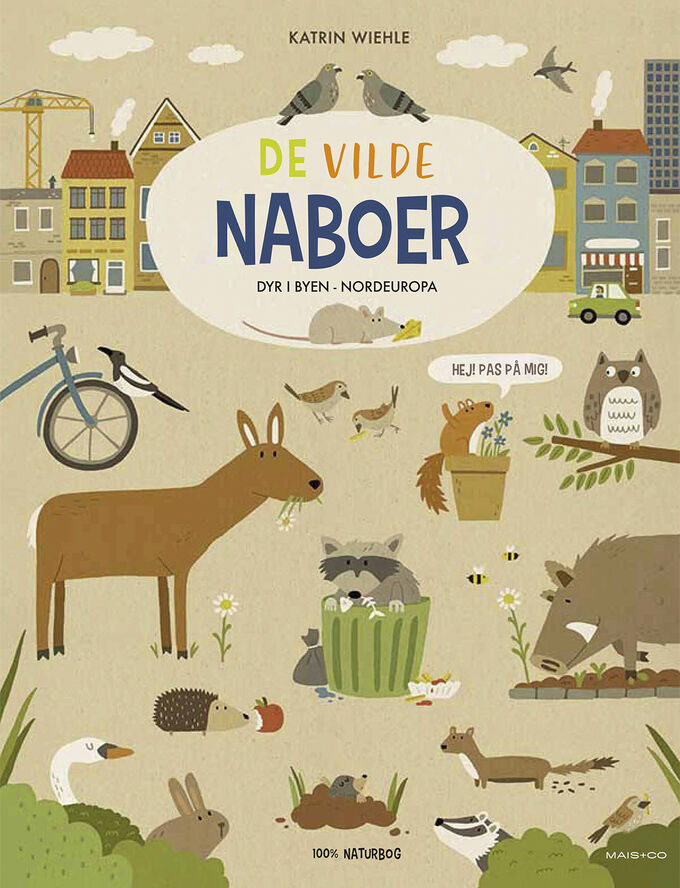 Bøger De vilde naboer - dyr i byen Multi & brun
