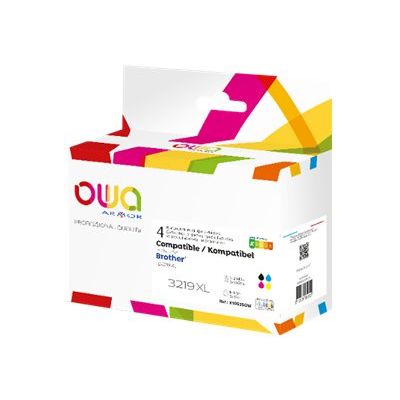 Cartouche remanufacturée Brother LC3219XL - pack de 4 - noir, jaune, cyan, magenta - Owa