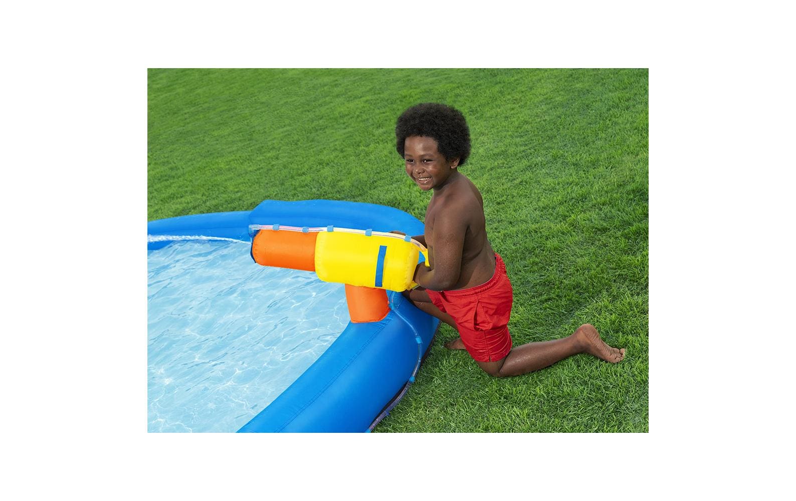 H2OGO! Mount Splashblast Mega Water Park 435 x 286 x 267 cm<br>Mega-Wasserpark mit Dauergebläse
