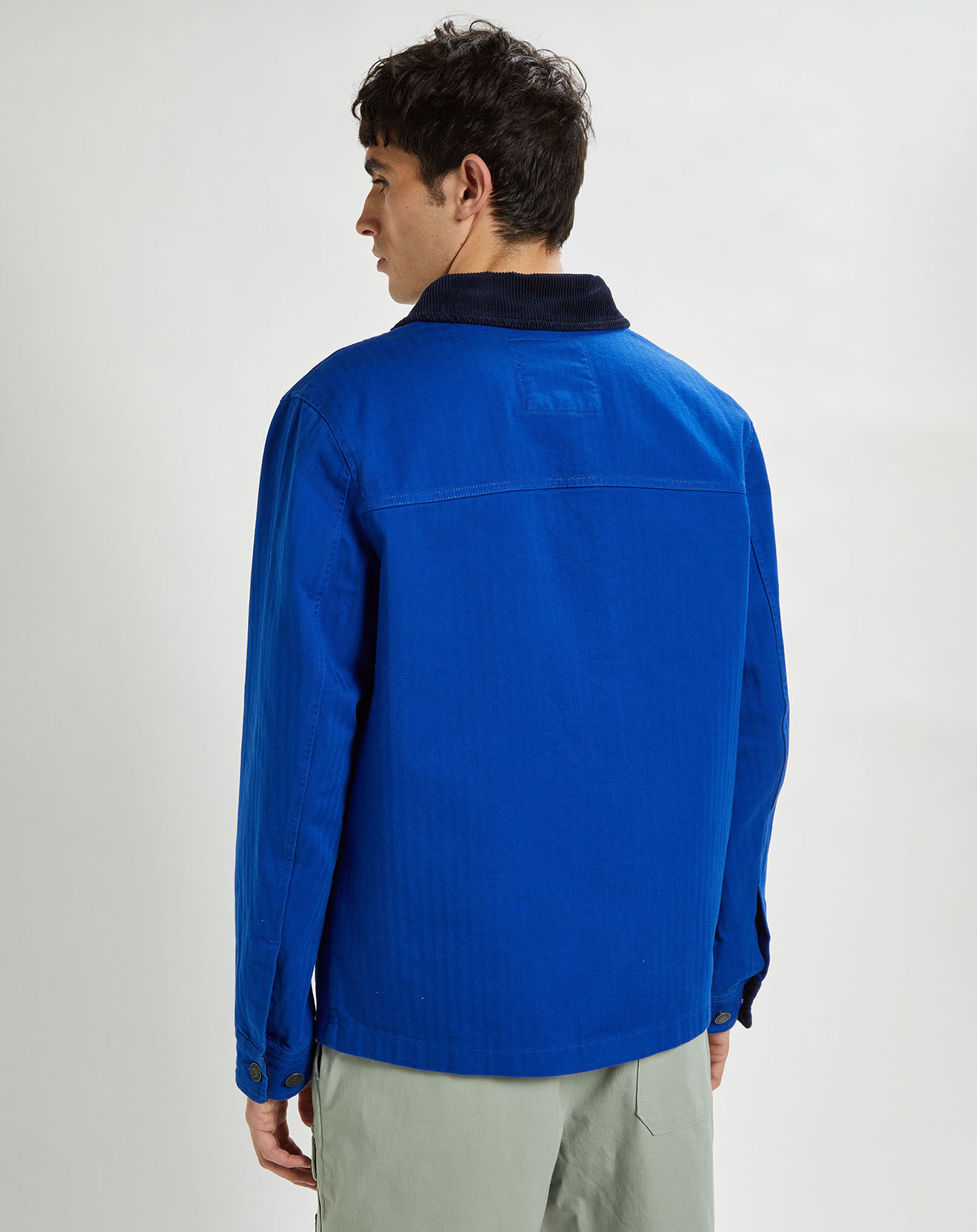Tommy Jeans Blouson en jean badge bleu électrique