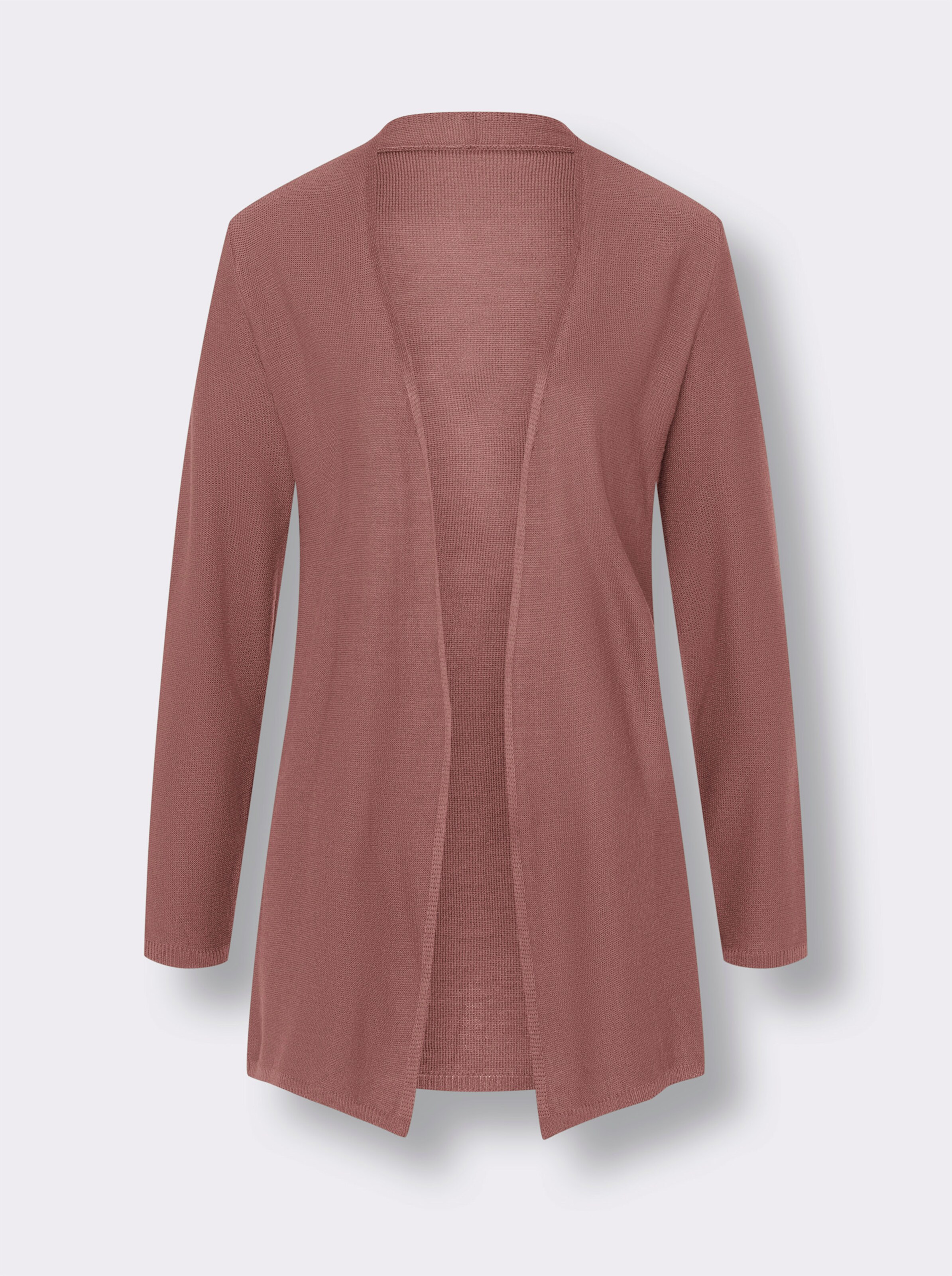 Long-Strickjacke