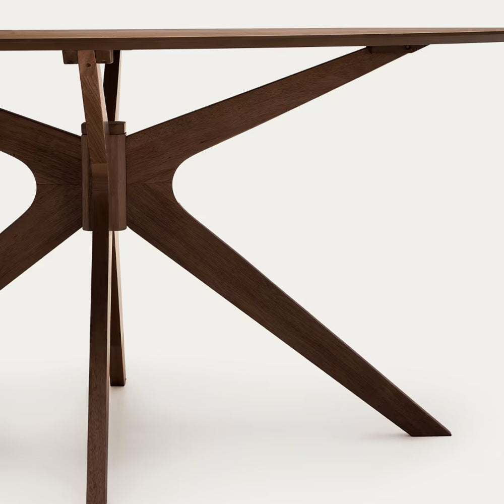 Kave Home Naanim Eettafel 180 x 110 cm - Walnoot