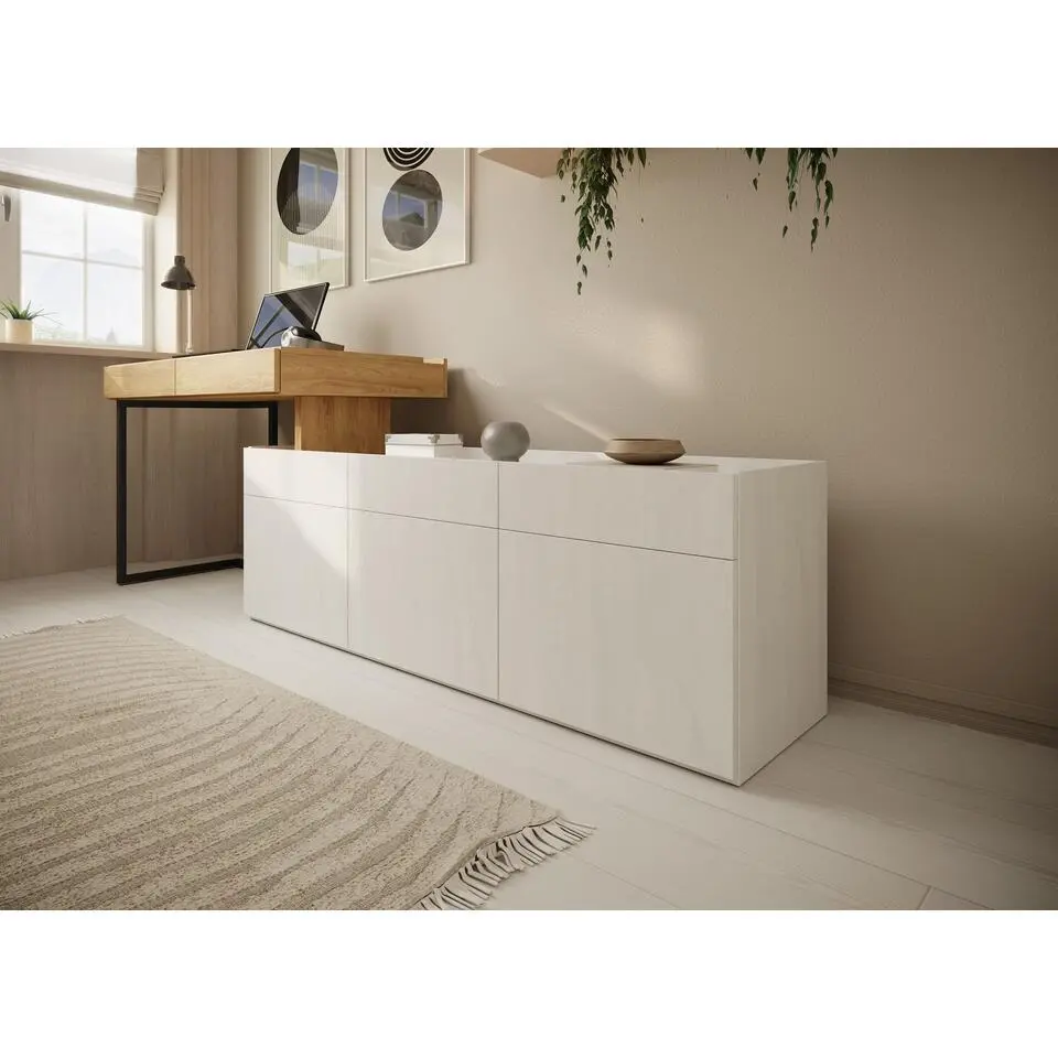 Meubella - Bureau Floren - Eiken - 2 lades