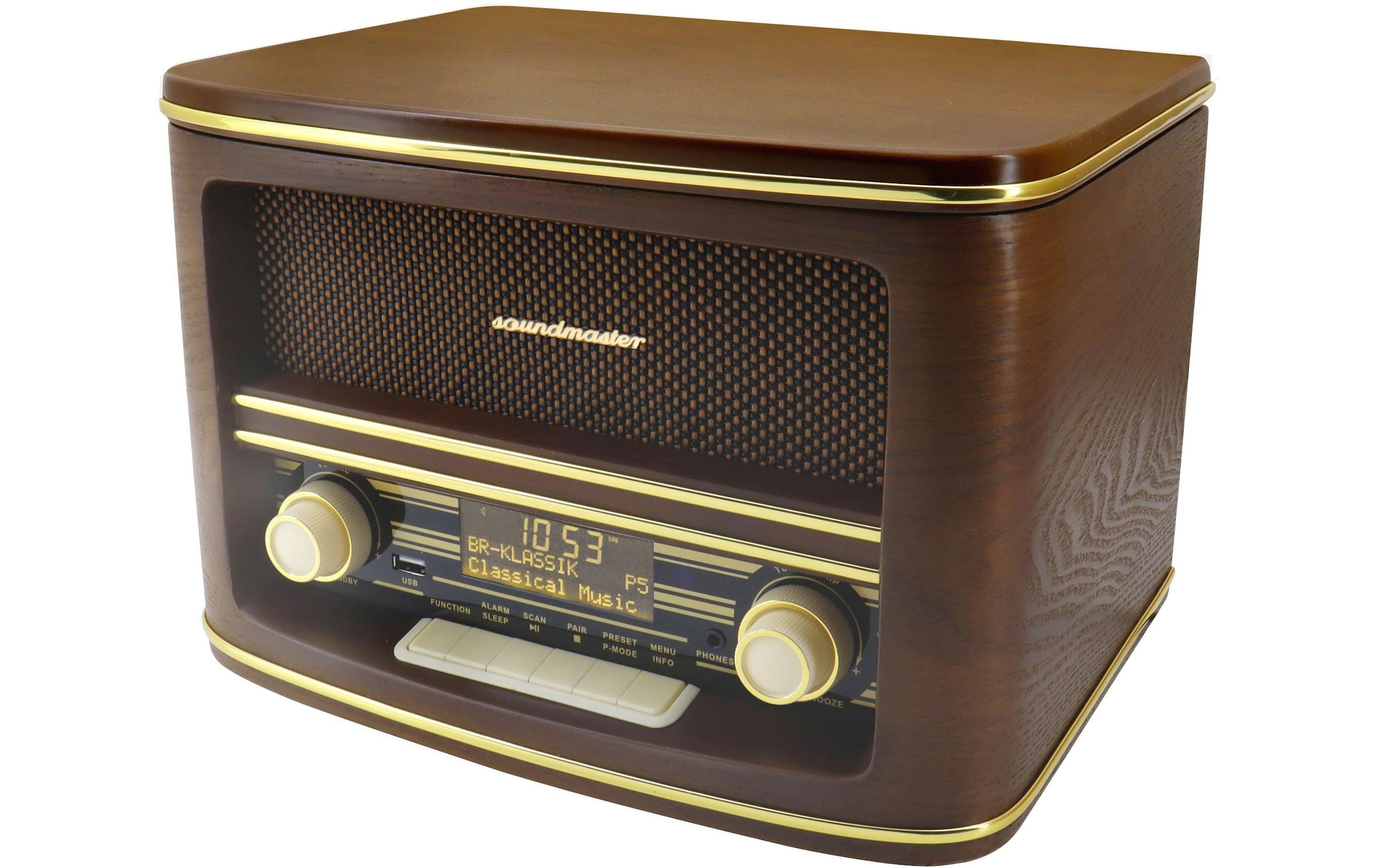 Soundmaster Stereoanlage »NR961 Braun« ( Digitalradio (DAB+) | FM-Tuner )